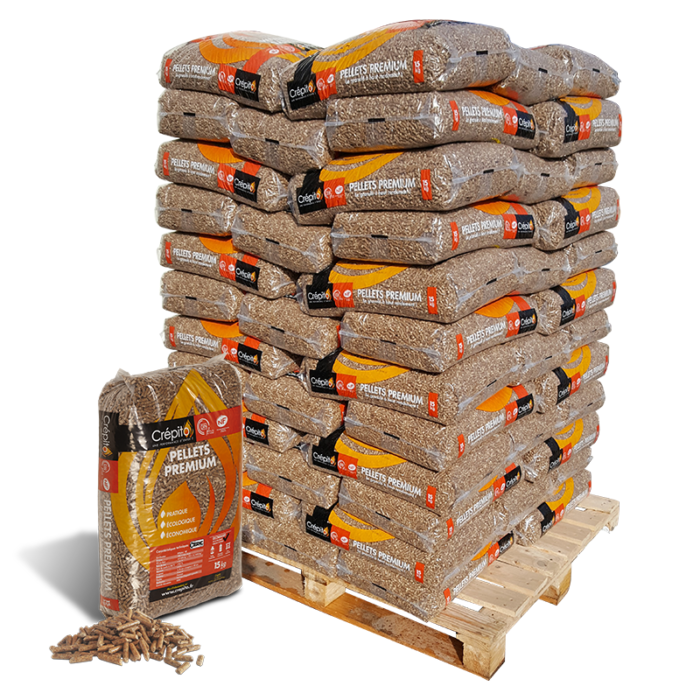 72 sacs PELLETS PREMIUM CRÉPITO